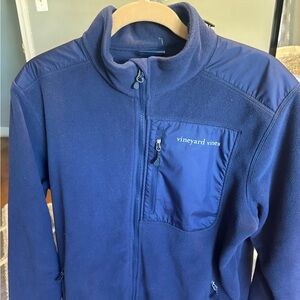 Vineyard Vines Dark Blue Fleece Full Zip